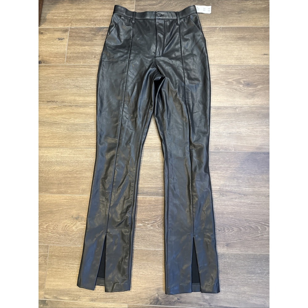 Abercrombie Fitch Faux Leather Pants 29 Long Black The Skinny Ultra High Rise Xs